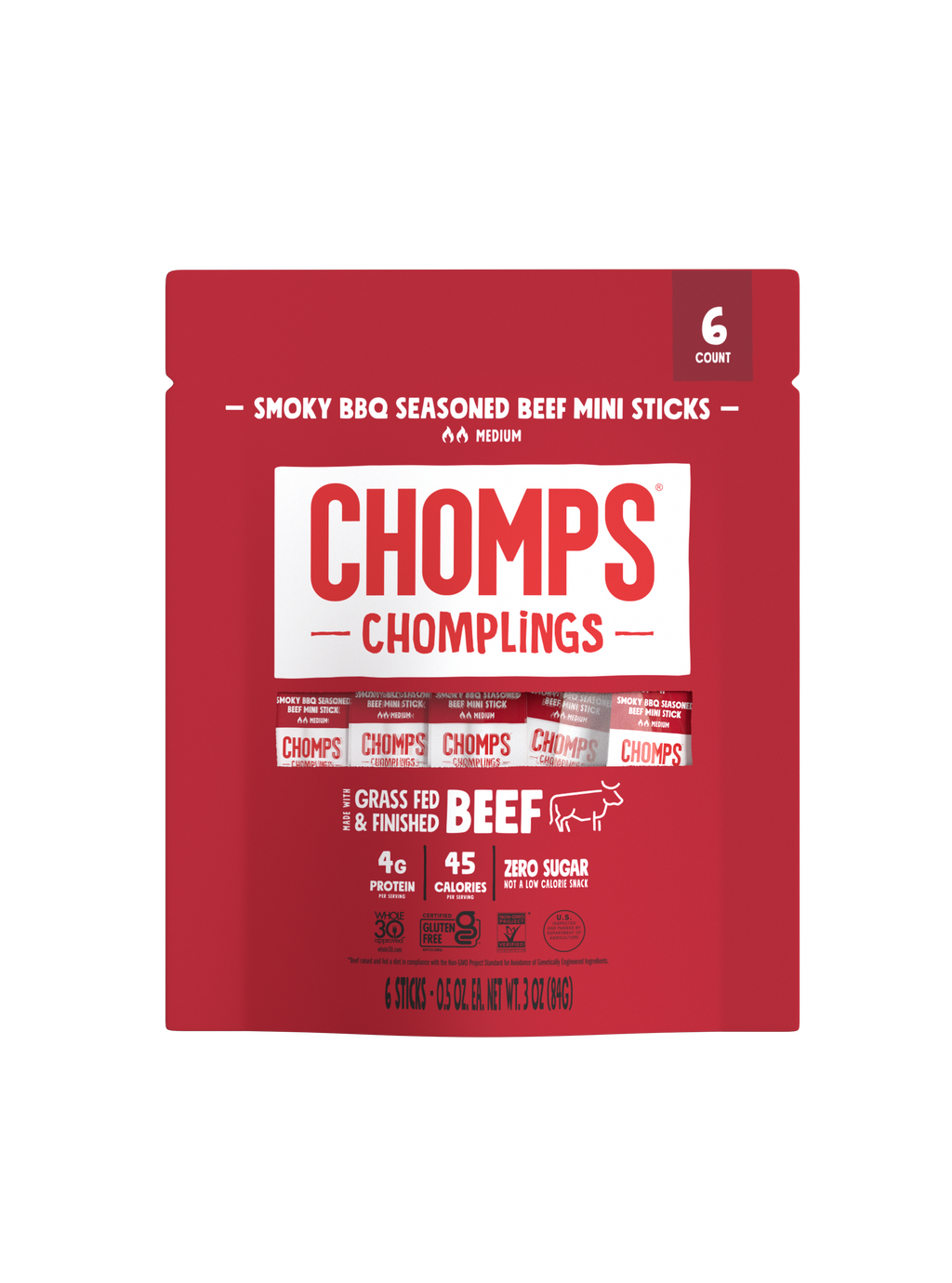 6 ct. Smoky BBQ Beef Chomplings