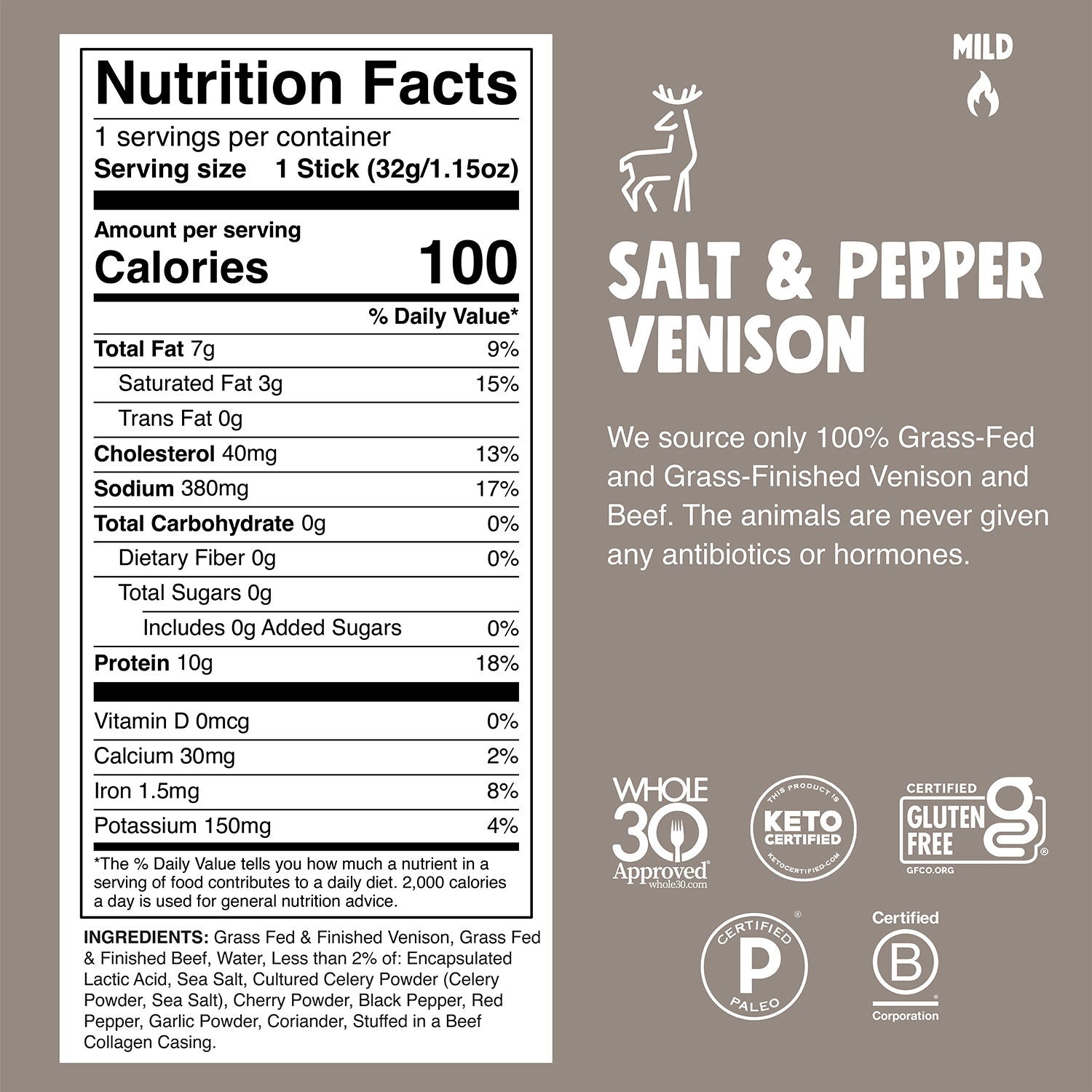 Salt & Pepper Venison